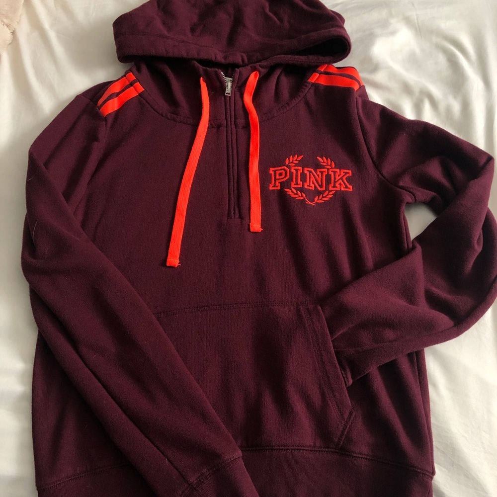 3/4 zip up hoodie